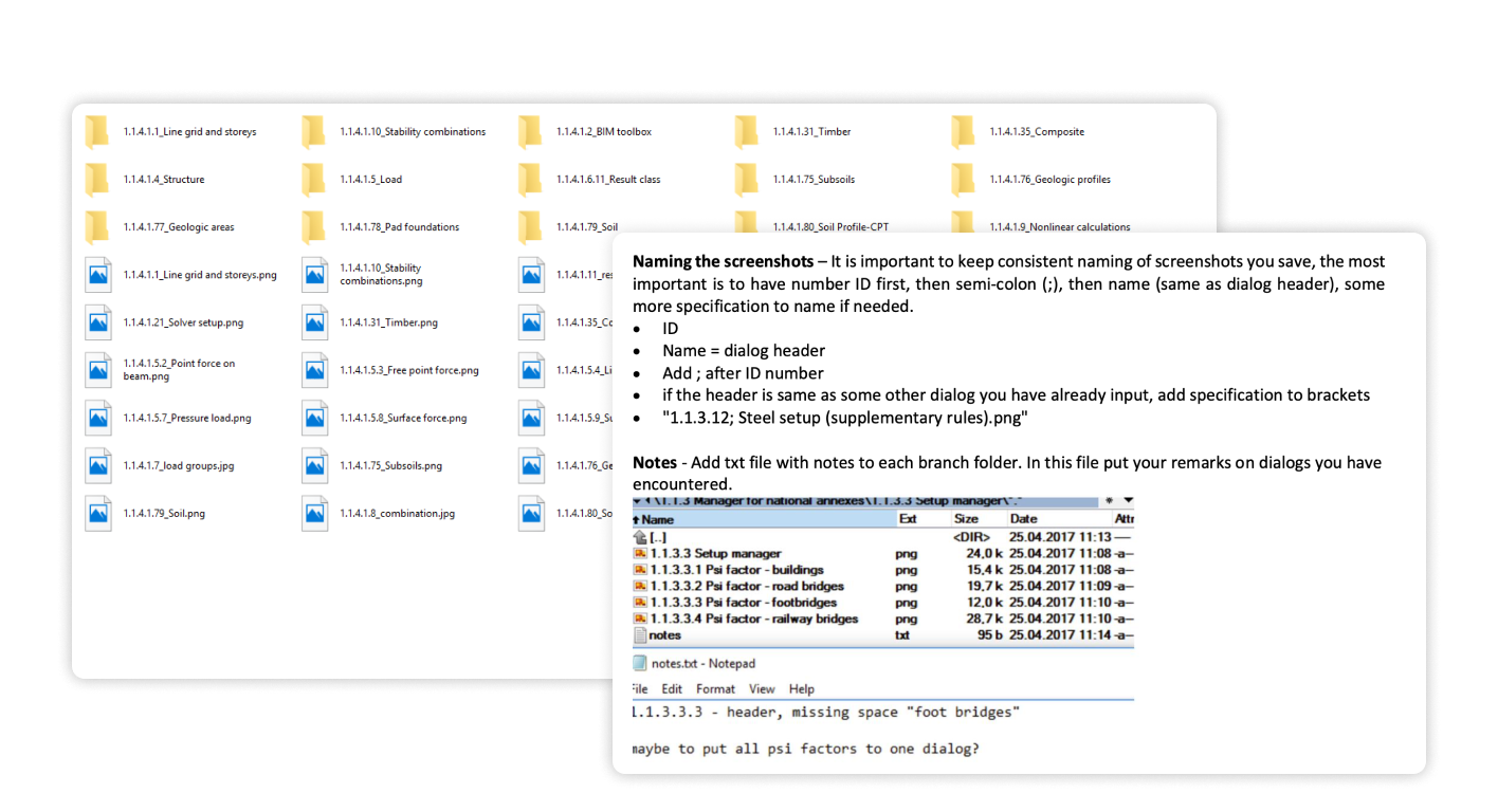 Folder with documented UI patterns. Pioneer's instructions.